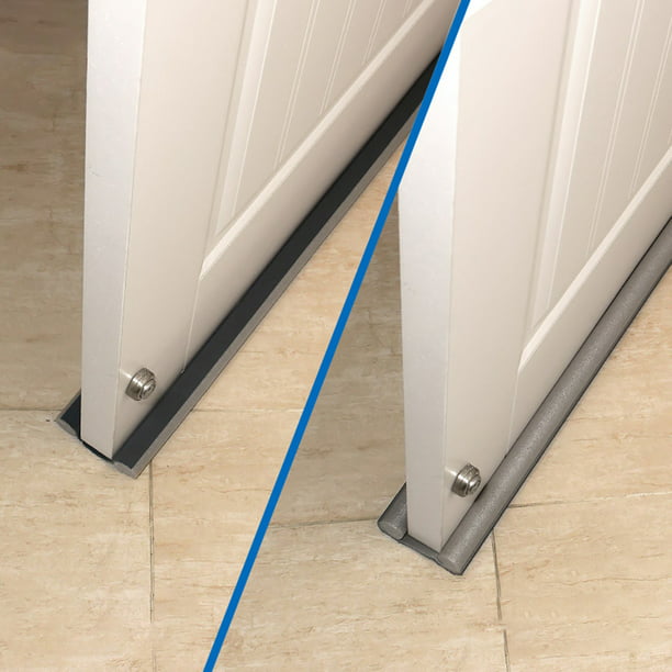 Separation Leak-Proof Door Seam Strip Heat-Insulation Color : Gray, Size : 93x10cm Wind-Proof and Dust-Proof Door Bottom Sealing Strip Isolation 